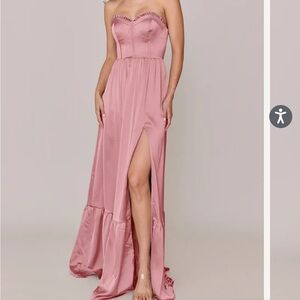 Revelry Valentina Satin Dress
